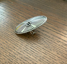 Load image into Gallery viewer, Silver Concho Ring