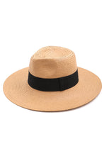 Load image into Gallery viewer, Xochitl Panama Straw Hat in Tan