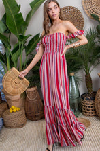 Load image into Gallery viewer, Valentína Smocked Bell Flare Jumpsuit