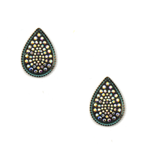 Load image into Gallery viewer, Patina Rhinestone Studs