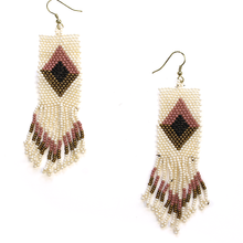 Load image into Gallery viewer, Kaia Tribal Fringe Earrings
