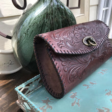 Load image into Gallery viewer, Yazmine Mexican Crossbody/Clutch (Merlot)