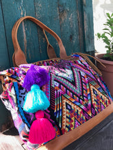 Load image into Gallery viewer, Luxury Marisol Huipil &amp; Leather CDB Handbag