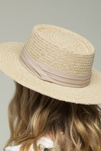 Load image into Gallery viewer, Monroe Straw Boater Hat