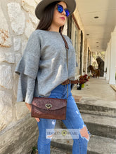 Load image into Gallery viewer, Yazmine Mexican Crossbody/Clutch (Merlot)