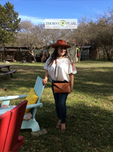 Load image into Gallery viewer, Flora Mexican Crossbody (Honey)