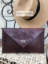 Load image into Gallery viewer, Flora Mexican Crossbody (Merlot)
