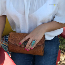Load image into Gallery viewer, Yazmine Mexican Crossbody/Clutch (Wheat)