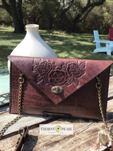 Load image into Gallery viewer, Flora Mexican Crossbody (Merlot)