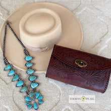 Load image into Gallery viewer, Dakota Full Squash Blossom Necklace