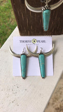 Load image into Gallery viewer, The Fancy Longhorn Earrings