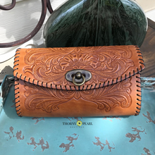 Load image into Gallery viewer, Yazmine Mexican Crossbody/Clutch (Wheat)