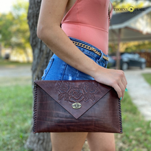 Load image into Gallery viewer, Flora Mexican Crossbody (Merlot)