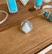 Load image into Gallery viewer, White Tahoe Boho Ring