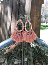 Load image into Gallery viewer, Dulce Tassel Rhinestone Earrings