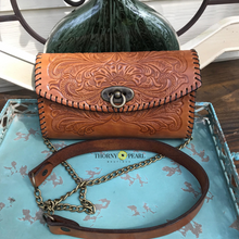 Load image into Gallery viewer, Yazmine Mexican Crossbody/Clutch (Wheat)