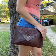 Load image into Gallery viewer, Flora Mexican Crossbody (Merlot)